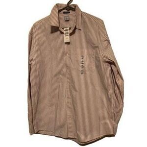 Old Navy Regular Fit Size Medium Striped Long Sleeve Button Shirt *New*
